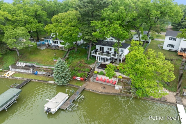 1266 E 88th St, Newaygo, MI 49337 - view of subject property with a large body of water