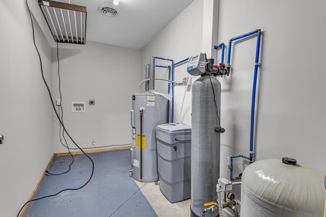 7499 Mathews Rd, Spring Arbor, MI 49283 - utilities featuring visible vents and water heater