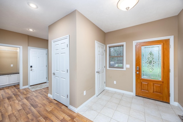 18559 Kreig Dr, Big Rapids, MI 49307 - entryway with baseboards and recessed lighting