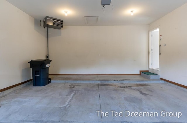45 Trillium Ct, Holland, MI 49423 - garage with baseboards