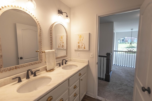 270 Fairway View Dr, Oxford, MI 48371 - bathroom featuring double vanity