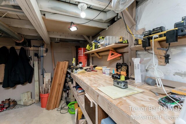 view of storage room