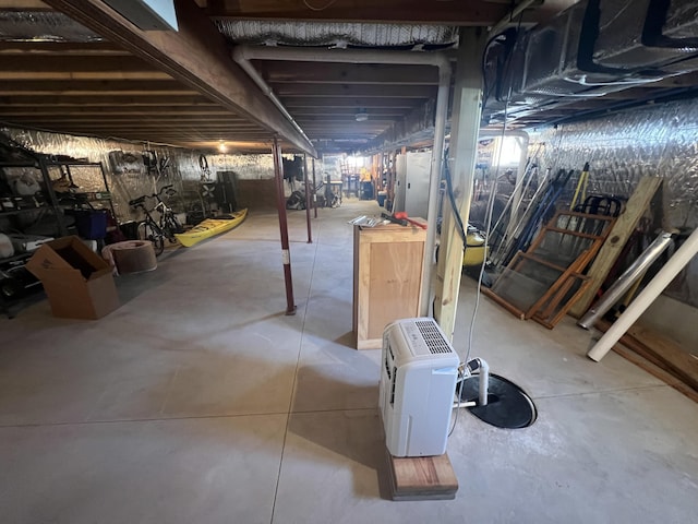 6425 S Taylor Rd, Branch, MI 49402 - view of unfinished basement