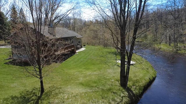 6425 S Taylor Rd, Branch, MI 49402 - view of yard featuring a view of trees