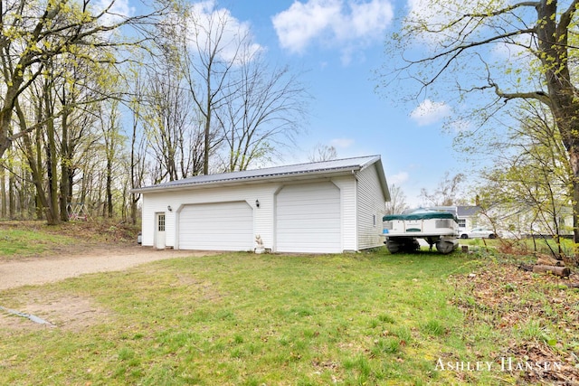 12978 Mason Dr, Grant, MI 49327 - view of detached garage