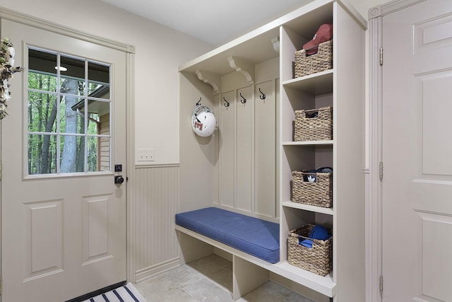 326 Greentree Ln NE, Ada, MI 49301 - mudroom featuring wainscoting