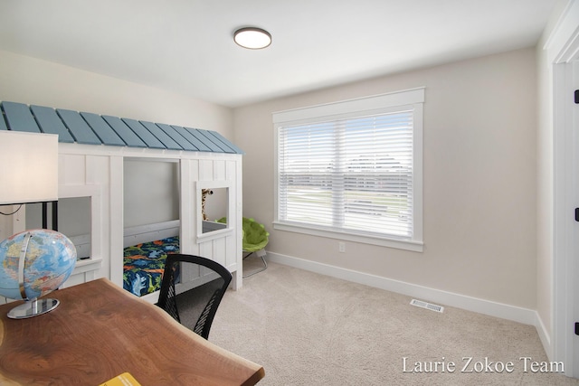 1791 Gloryfield Dr, Byron Center, MI 49315 - bedroom with baseboards, carpet, and a desk