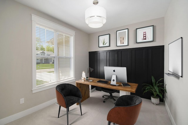 1791 Gloryfield Dr, Byron Center, MI 49315 - home office with carpet and baseboards