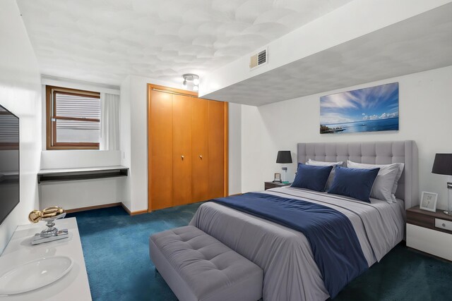 416 Barberry Ave, Portage, MI 49002 - carpeted bedroom featuring baseboards, a closet, and visible vents