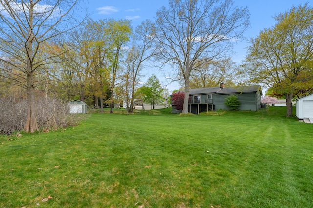 416 Barberry Ave, Portage, MI 49002 - view of yard with an outdoor structure and a storage unit
