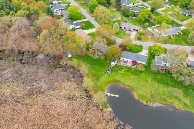416 Barberry Ave, Portage, MI 49002 - aerial view with a water view and a residential view