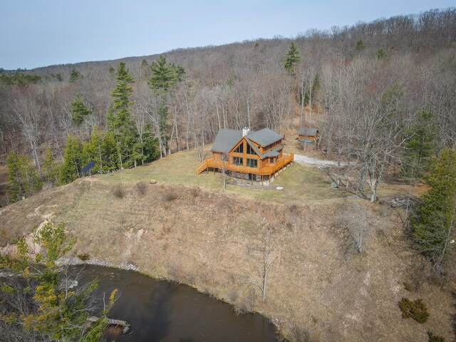 9184 S M-37 Hwy, Wellston, MI 49689 - view from above of property featuring a forest