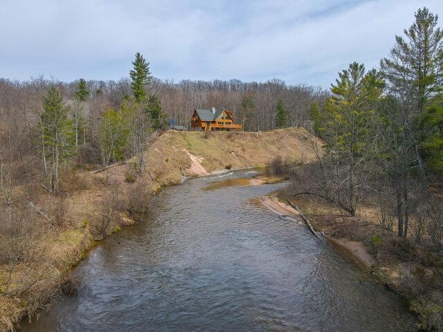 9184 S M-37 Hwy, Wellston, MI 49689 - water view featuring a forest