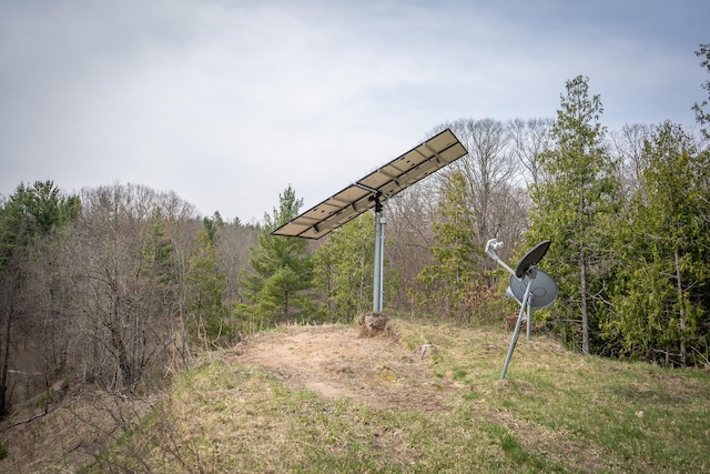 9184 S M-37 Hwy, Wellston, MI 49689 - view of yard with a wooded view