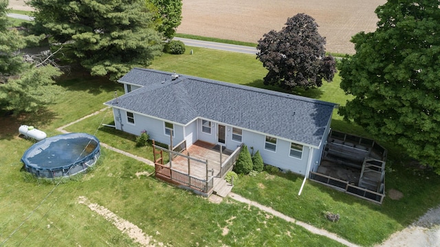 53240 Hemlock Lake Rd, Marcellus, MI 49067 - view from above of property