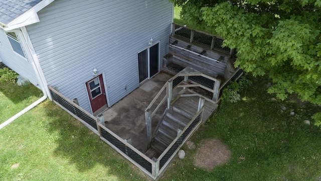 53240 Hemlock Lake Rd, Marcellus, MI 49067 - aerial view of property and surrounding area