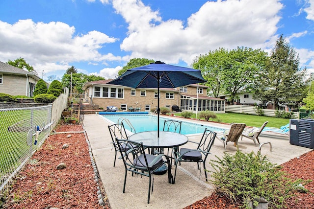 5037 Greenhill St, Portage, MI 49024 - view of swimming pool featuring a patio