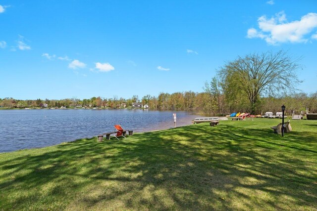 11771 Shenandoah Dr, Green Oak Twp, MI 48178 - water view with a dock