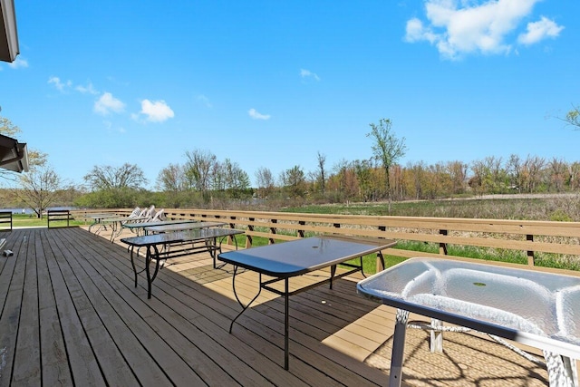 11771 Shenandoah Dr, Green Oak Twp, MI 48178 - view of wooden deck
