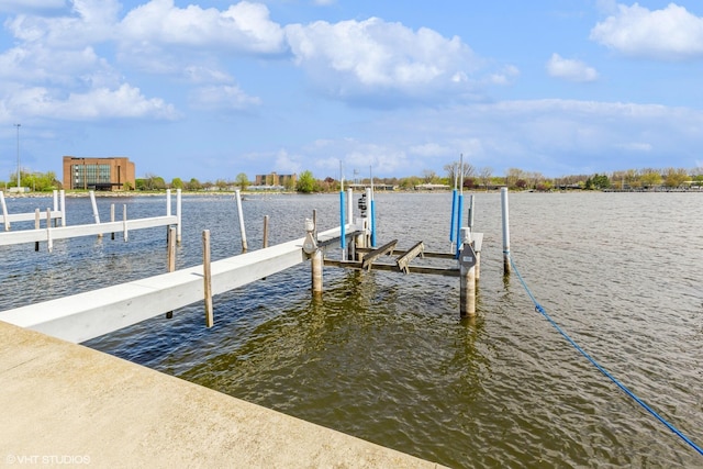 257 Shoreview Way Unit 9, Saint Joseph, MI 49085 - dock area with boat lift and a water view