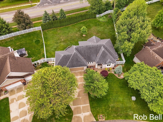 4524 Hidden Ridge Dr, Hudsonville, MI 49426 - aerial view of property and surrounding area