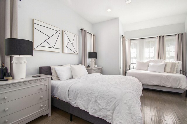 16220 Stones Throw Ln, Union Pier, MI 49129 - bedroom featuring recessed lighting and wood finished floors