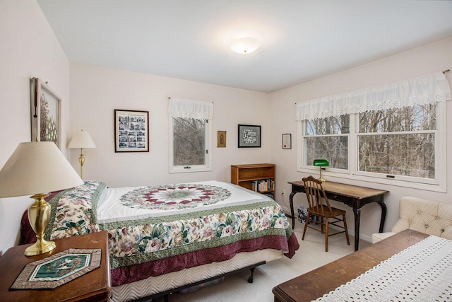 bedroom featuring carpet floors