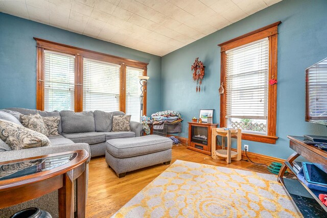 815 Wolcott Ave, Saint Joseph, MI 49085 - living room featuring wood finished floors and plenty of natural light