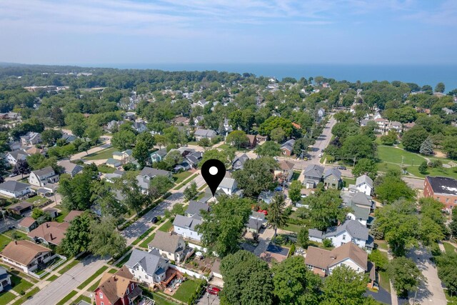 815 Wolcott Ave, Saint Joseph, MI 49085 - aerial view of property's location featuring nearby suburban area