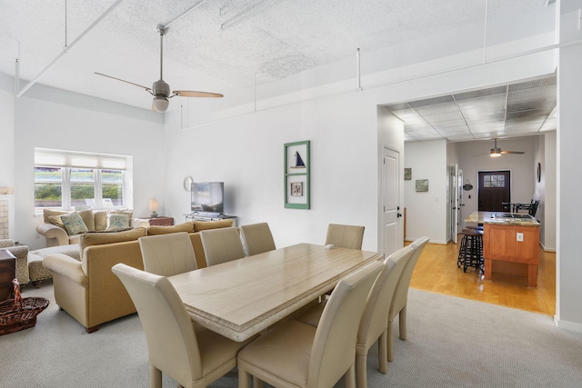 532 Dyckman Ave Unit B1A, South Haven, MI 49090 - dining room with ceiling fan and light colored carpet