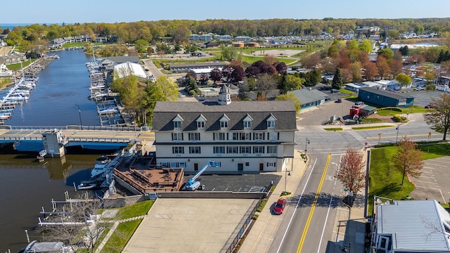 532 Dyckman Ave Unit B1A, South Haven, MI 49090 - drone / aerial view of a large body of water