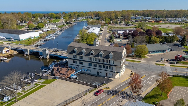 532 Dyckman Ave Unit B1A, South Haven, MI 49090 - bird's eye view of a large body of water and a notable bridge