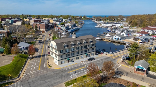 532 Dyckman Ave Unit B1A, South Haven, MI 49090 - drone / aerial view of a nearby body of water