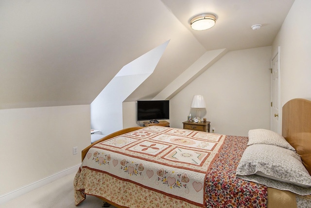 6847 Northstar Ave, Kalamazoo, MI 49009 - carpeted bedroom featuring vaulted ceiling