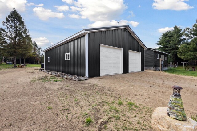 1366 Grow Rd NW, Stanton, MI 48888 - view of detached garage