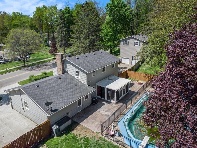 105 N Dr E, Marshall, MI 49068 - view from above of property