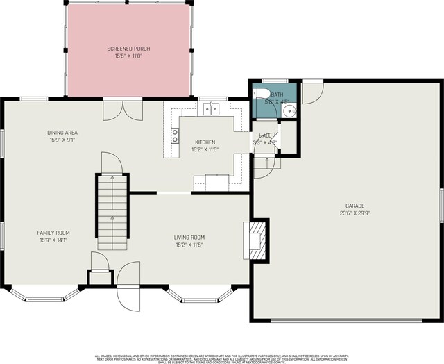 105 N Dr E, Marshall, MI 49068 - floor plan / room layout