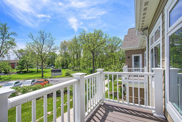 603 Woodland, Dexter, MI 48130 - view of balcony