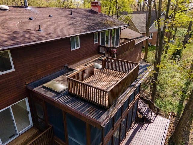 3949 Waldenwood Dr, Ann Arbor, MI 48105 - view of deck