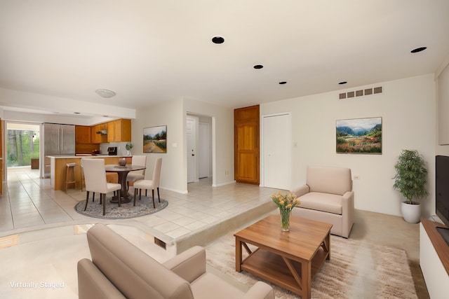 3949 Waldenwood Dr, Ann Arbor, MI 48105 - living room with light tile patterned flooring