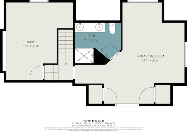 17389 Rapids Dr, Hersey, MI 49639 - room layout