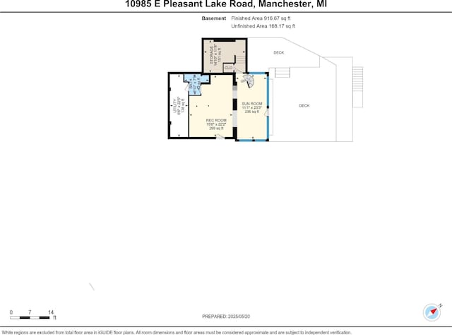 10985 E Pleasant Lake Rd, Manchester, MI 48158 - property floor plan