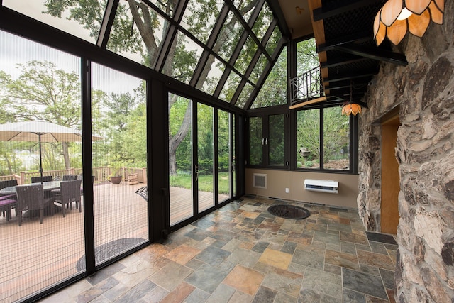 10985 E Pleasant Lake Rd, Manchester, MI 48158 - sunroom featuring french doors