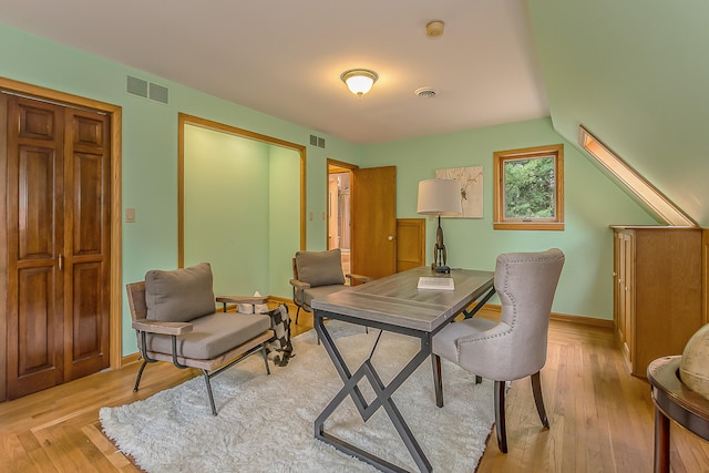 10985 E Pleasant Lake Rd, Manchester, MI 48158 - office with light wood-style floors and baseboards