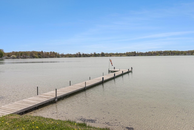 447 Paradise Ln, Horton, MI 49246 - dock featuring a water view