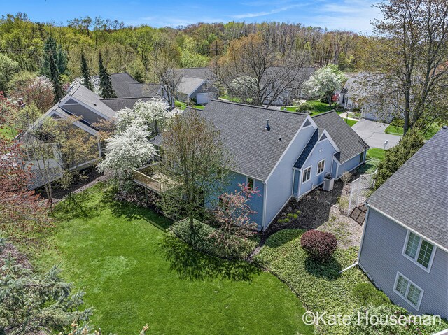 1334 Thornberry Ct W, Grand Rapids, MI 49546 - birds eye view of property