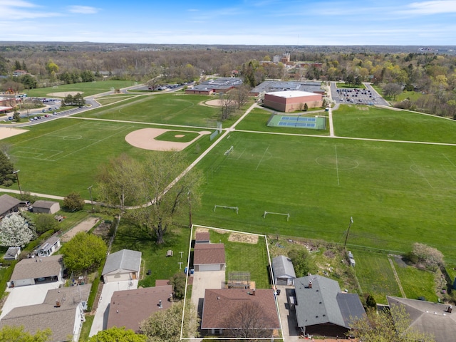 1610 Saunders Cres, Ann Arbor, MI 48103 - bird's eye view