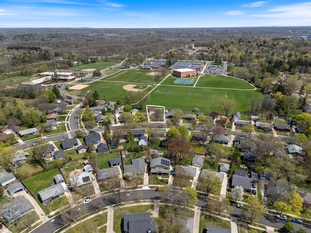 1610 Saunders Cres, Ann Arbor, MI 48103 - aerial view featuring a residential view