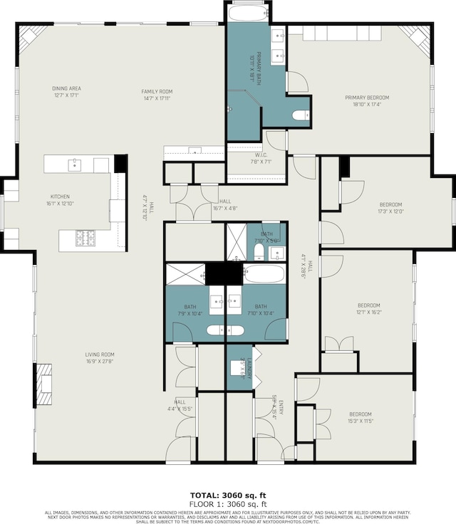 225 N Whittaker St Unit 7 & 8, New Buffalo, MI 49117 - property floor plan