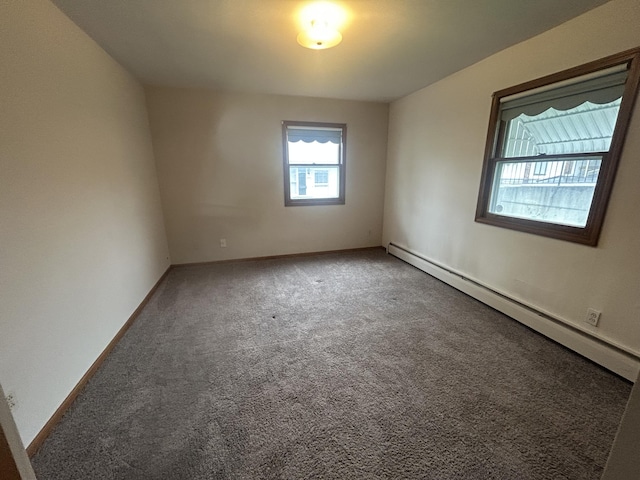 2140 Banner Dr SW, Wyoming, MI 49509 - unfurnished room with a baseboard radiator, carpet floors, and baseboards